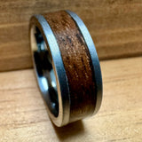 BW James Jewelers ALT Wedding Band “The Major” 100% USA Made Ring With Wood From A M1 Garand Tungsten Ring