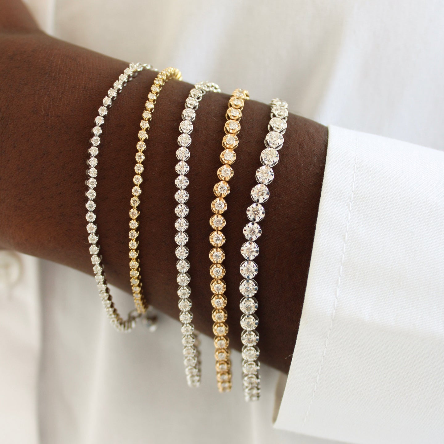 BW James Jewelers Bracelet Must See Illusion Tennis Bracelet (M)
