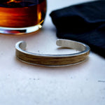 BW James Jewelers Bracelet Reclaimed Bourbon Whiskey Barrel Cuff Bracelet