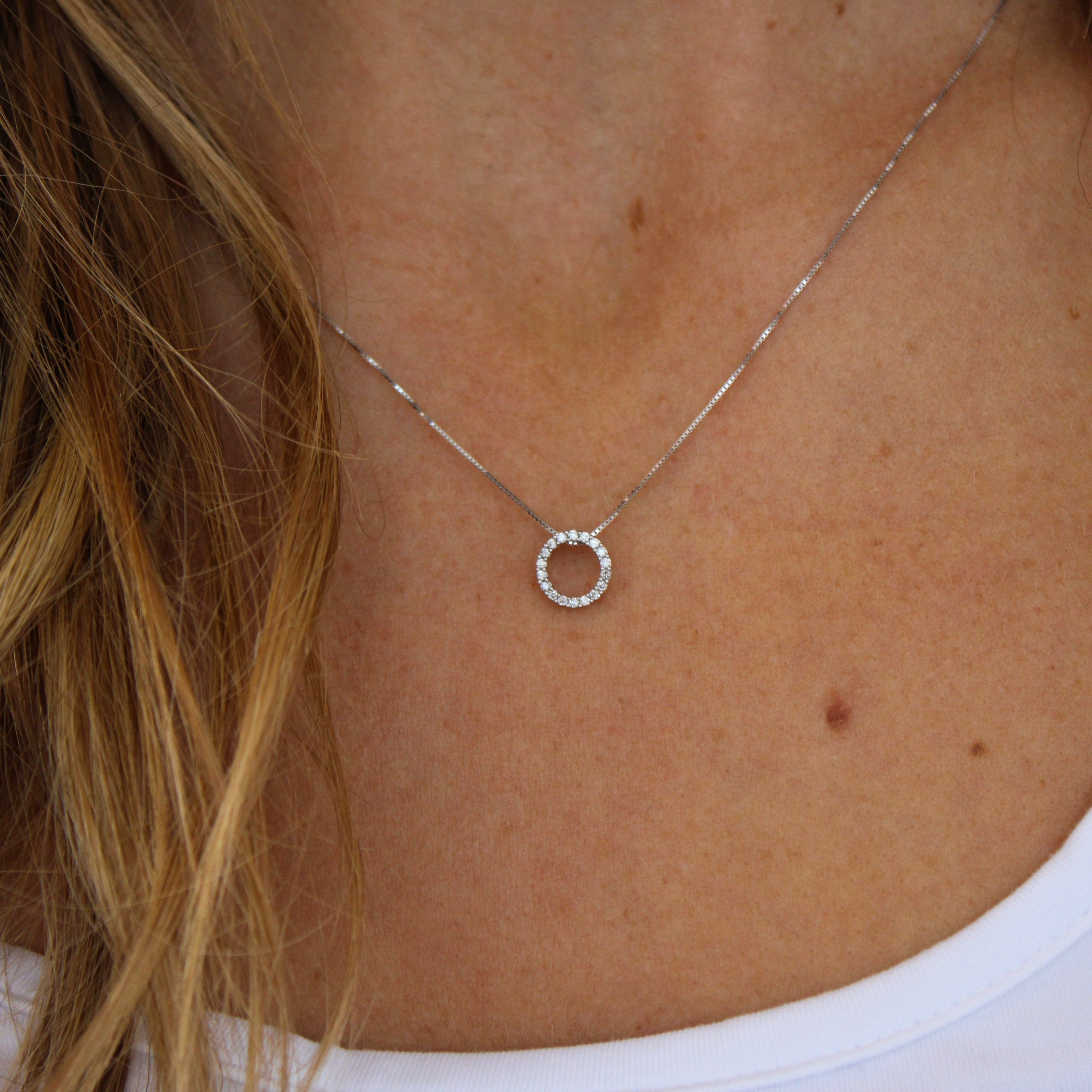 Circling Back Diamond Necklace – BW James Jewelers