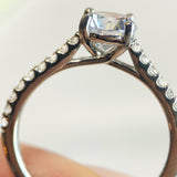 BW James Jewelers Custom Engagement Ring The "With A Twist" Rose