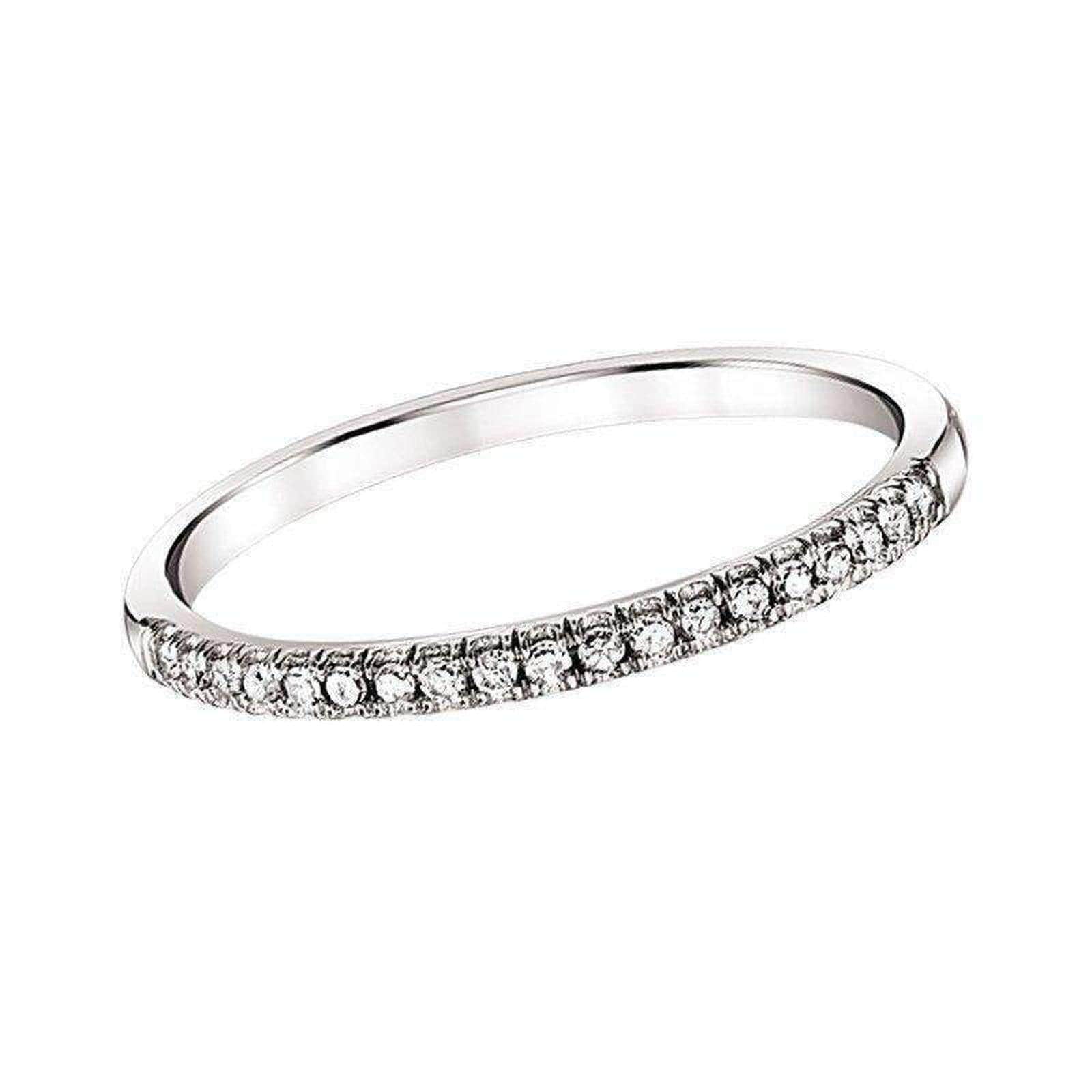 BW James Jewelers diamond wedding bands White Gold Diamond Wedding Band 1/10ctw