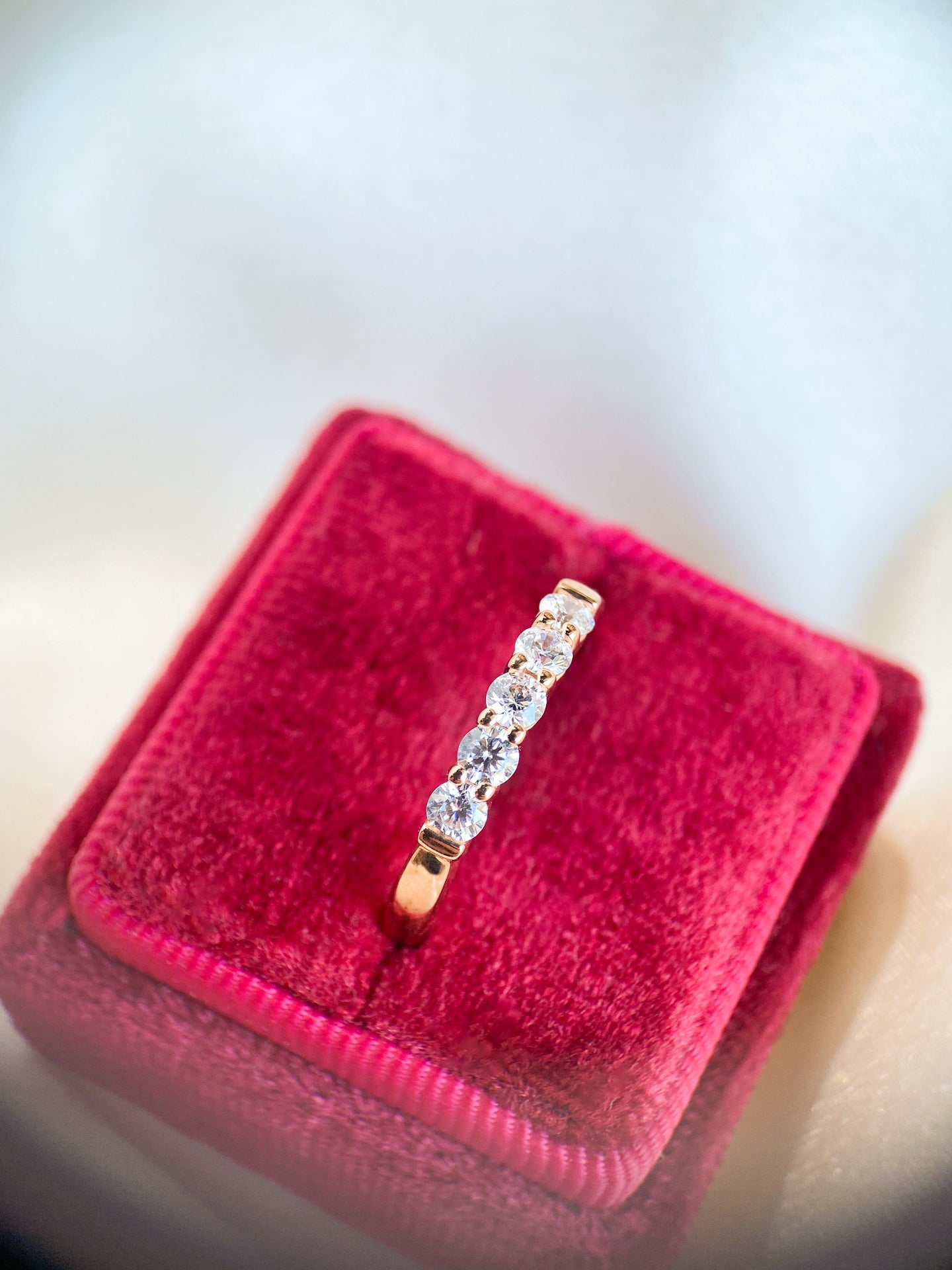 BW James Jewelers Double Prong Set 5 Diamond Wedding Band (M)