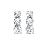 BW James Jewelers Earrings 16 Page Christmas Catalog Offer 14K Diamond 3 Stone Earring 1/2ctw