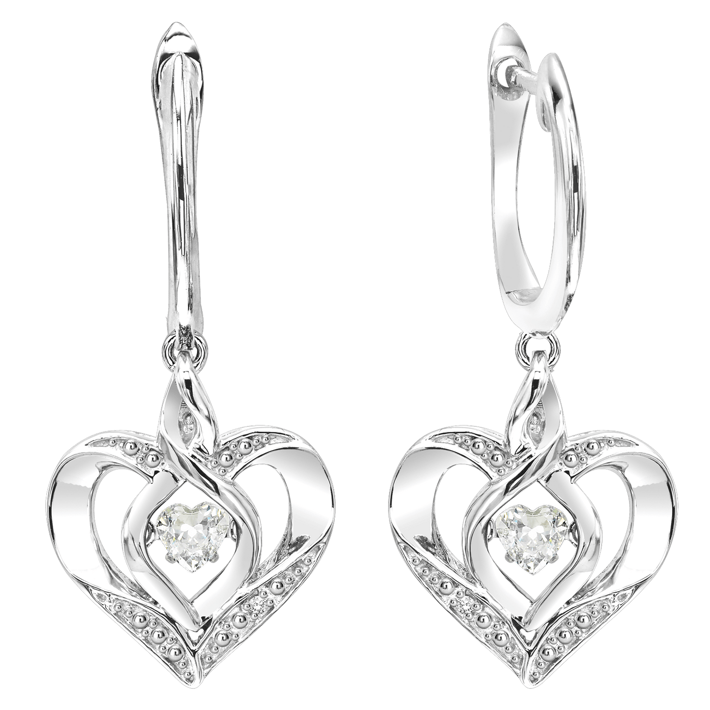 BW James Jewelers Earrings 16 Page Christmas Catalog Offer SS Diamond ROL-Birthst Heart Topaz Basics Earring 1/165Ct