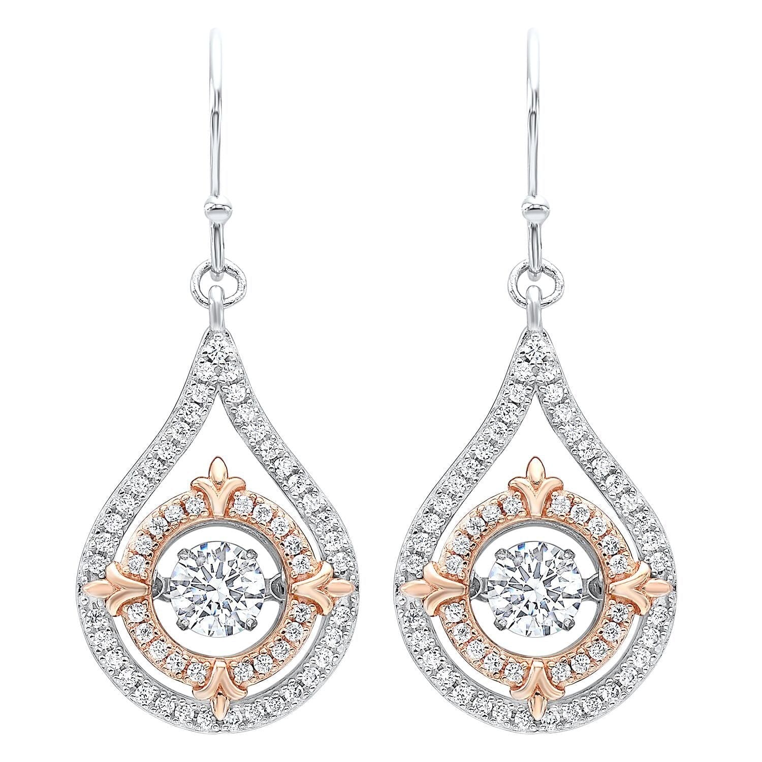 BW James Jewelers Earrings Silver Teardrop Earrings