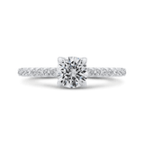 BW James Jewelers Engagement Ring Classic Diamond Four Prong Engagement Ring