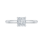 BW James Jewelers Engagement Ring Princess Cut Solitaire Engagement Ring
