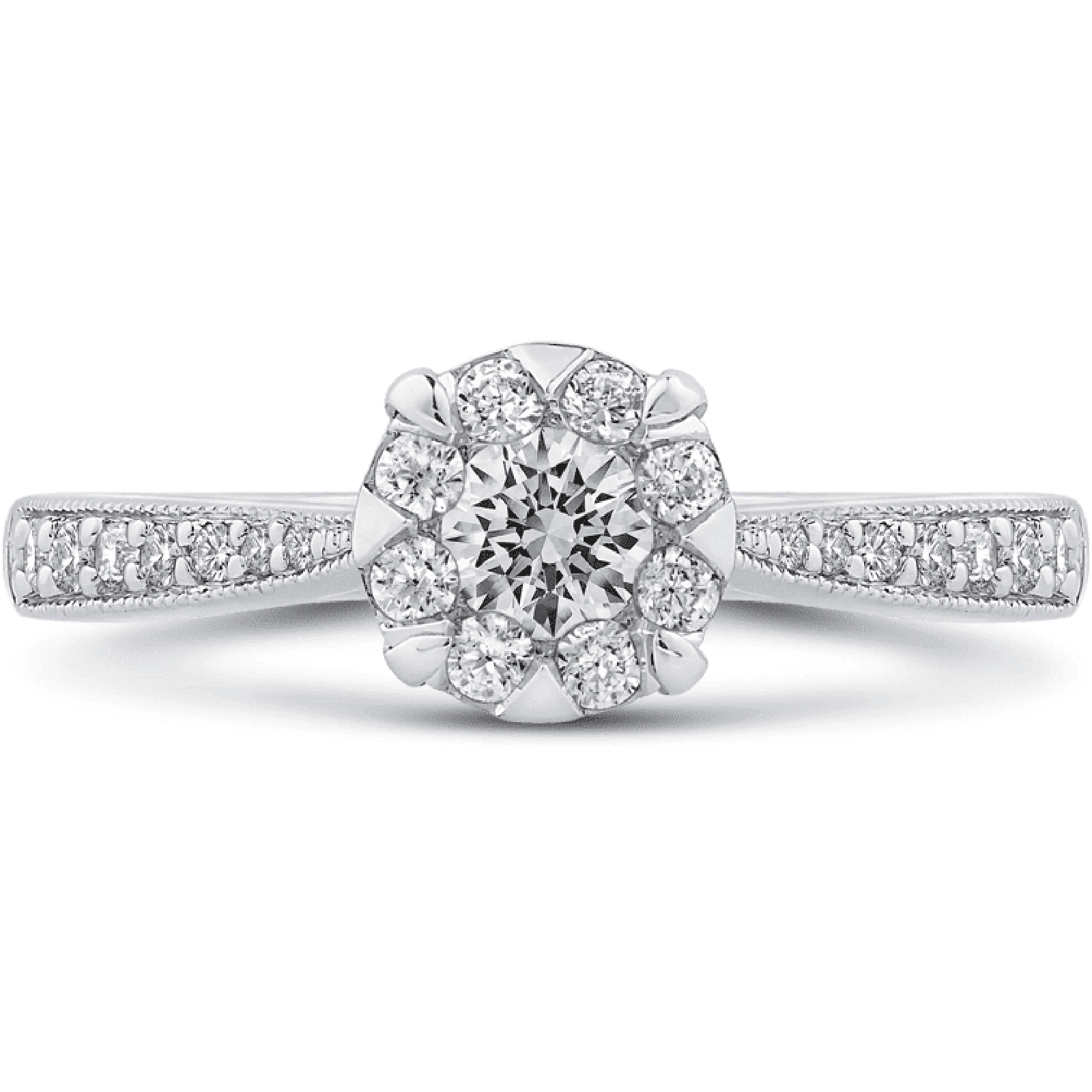 BW James Jewelers Engagement Ring Vintage Classic Diamond Engagement Ring
