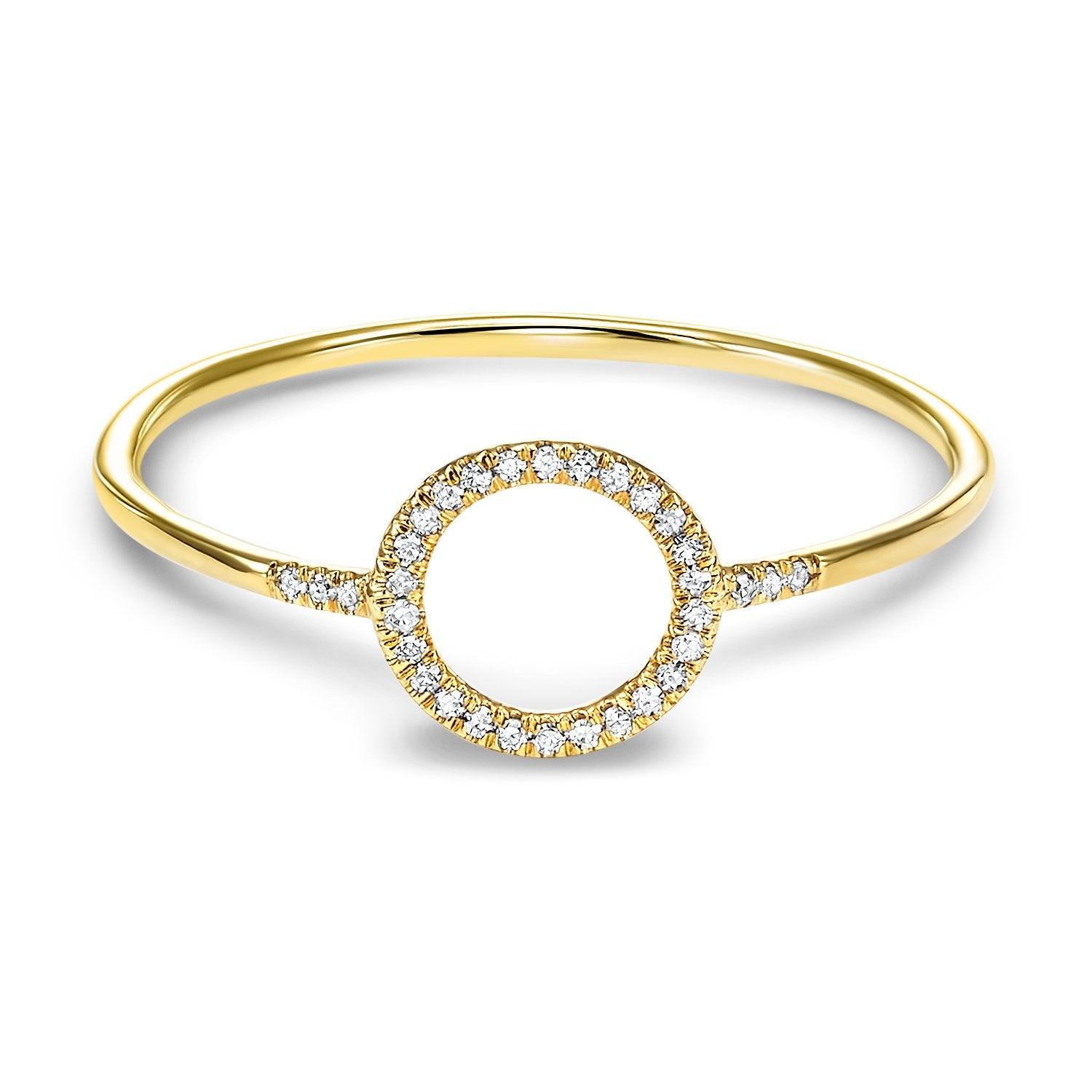 BW James Jewelers Fashion Ring 14k Halo Diamond Fashion Ring