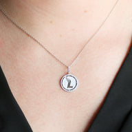 BW James Jewelers Lee Logo Disc Pendant