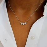 BW James Jewelers Must See Illusion Necklace 3 Stone