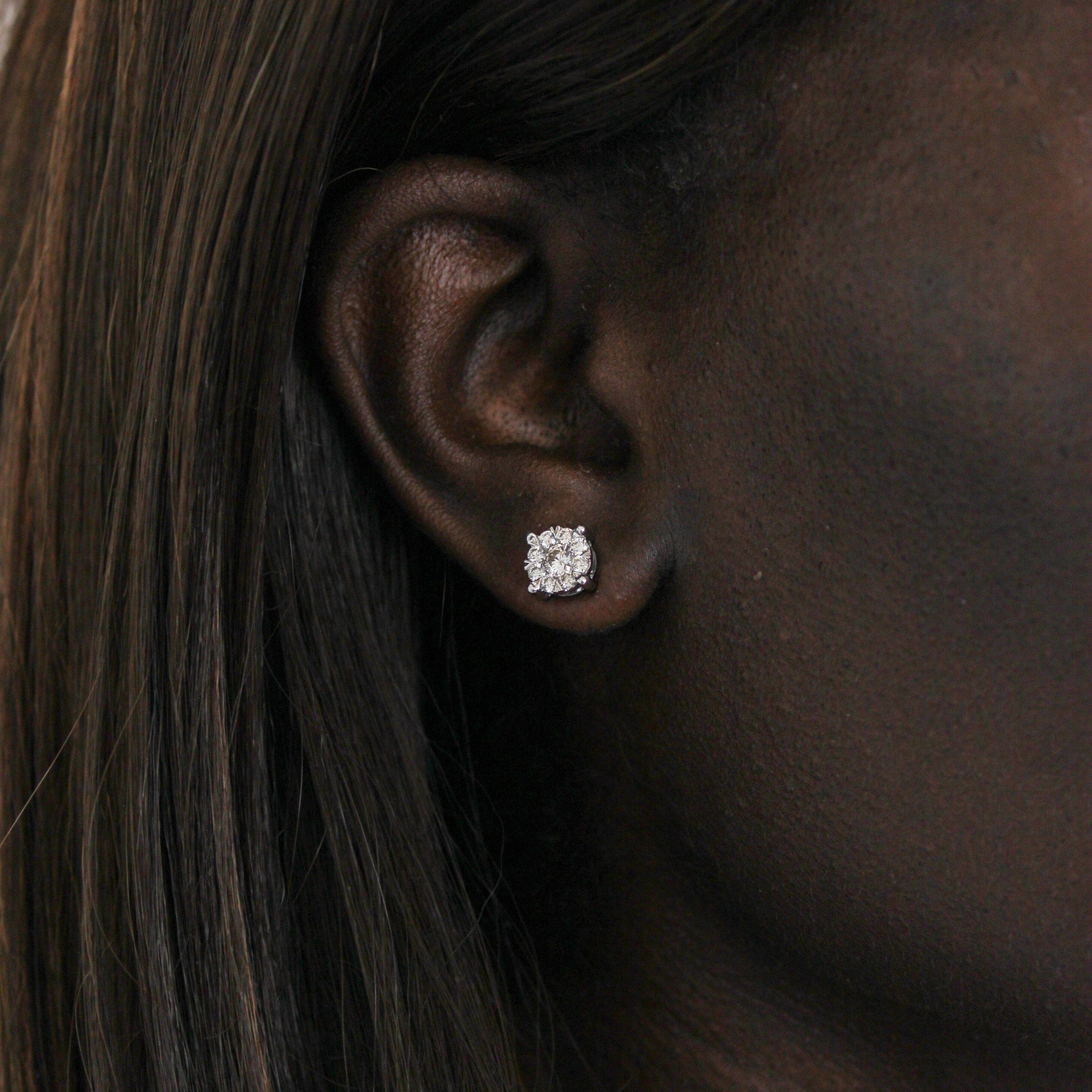 BW James Jewelers Must See Illusion Stud Earrings (L)