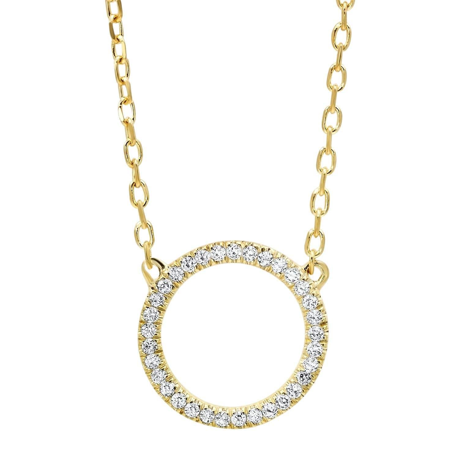 BW James Jewelers Necklace 14k Yellow Gold Diamond Pendant