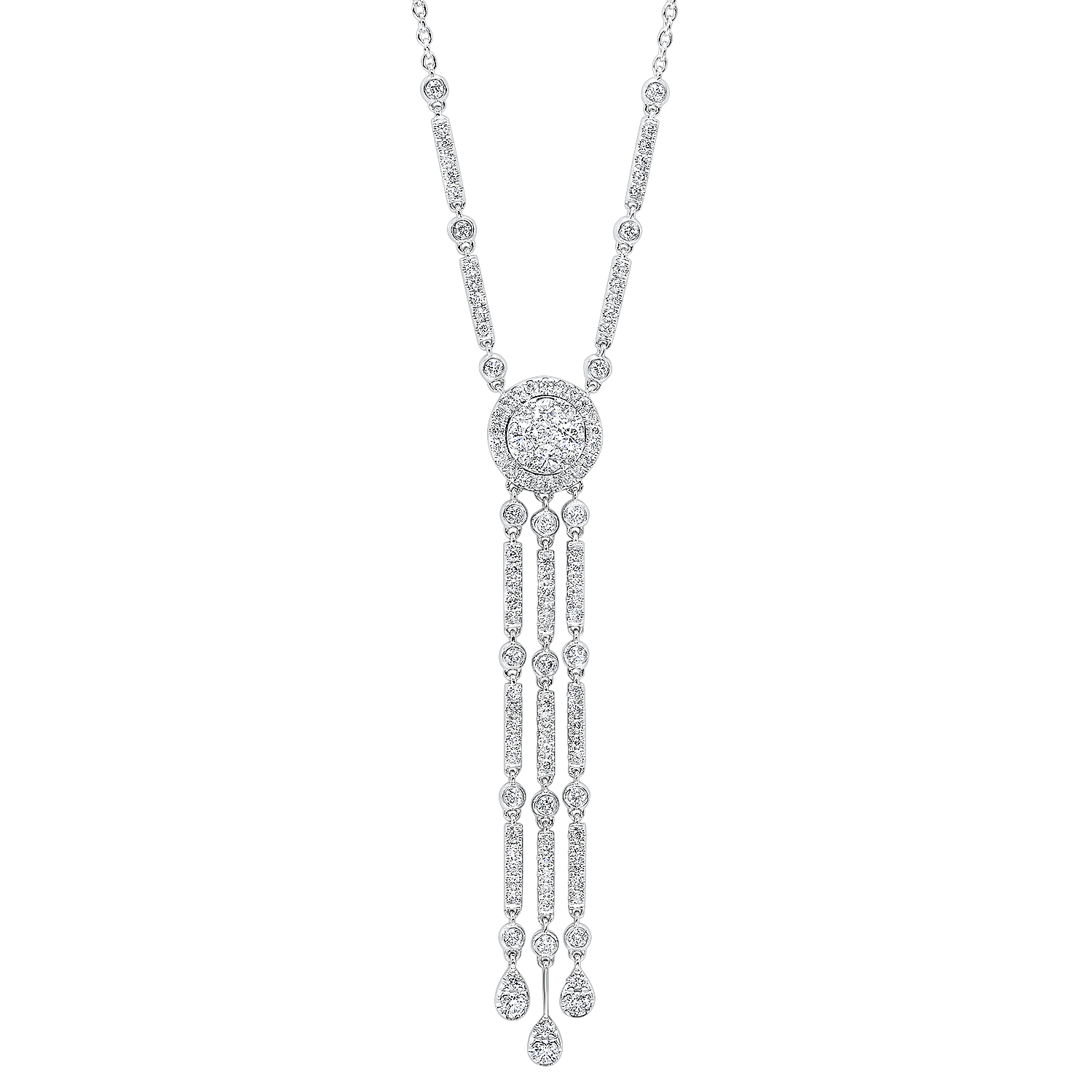 BW James Jewelers Necklace 16 Page Christmas Catalog Offer 14K Diamond Necklace 5/8 ctw