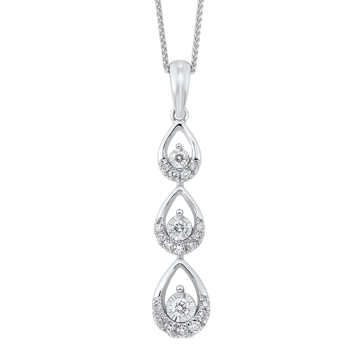 BW James Jewelers Necklace 16 Page Christmas Catalog Offer 14KT Diamond Necklace 1/3ctw