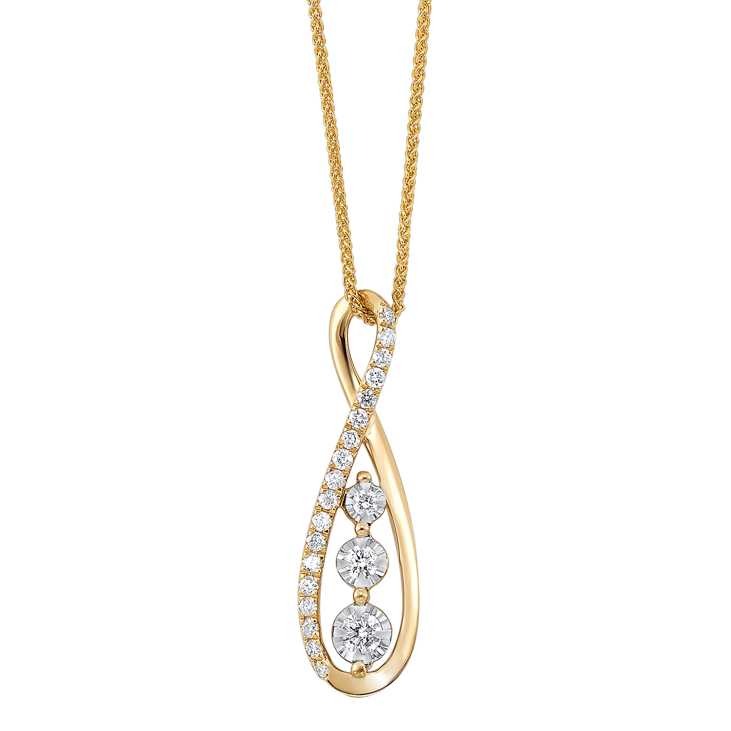 BW James Jewelers Necklace 16 Page Christmas Catalog Offer 14KT Diamond Necklace 1/4ctw