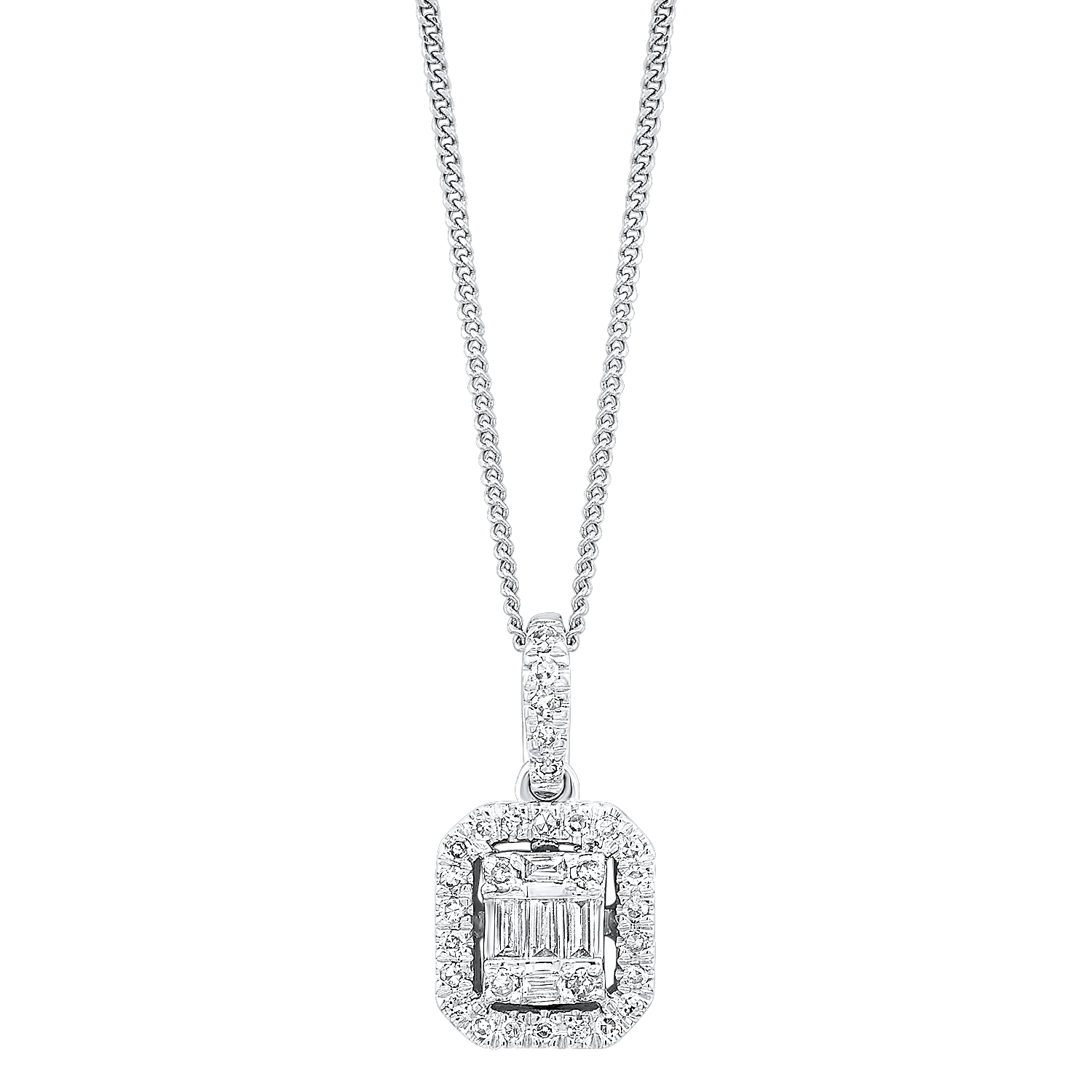 BW James Jewelers Pendant 16 Page Christmas Catalog Offer 14K Diamond Pendant 1/10ctw