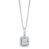 BW James Jewelers Pendant 16 Page Christmas Catalog Offer 14K Diamond Pendant 1/3ctw