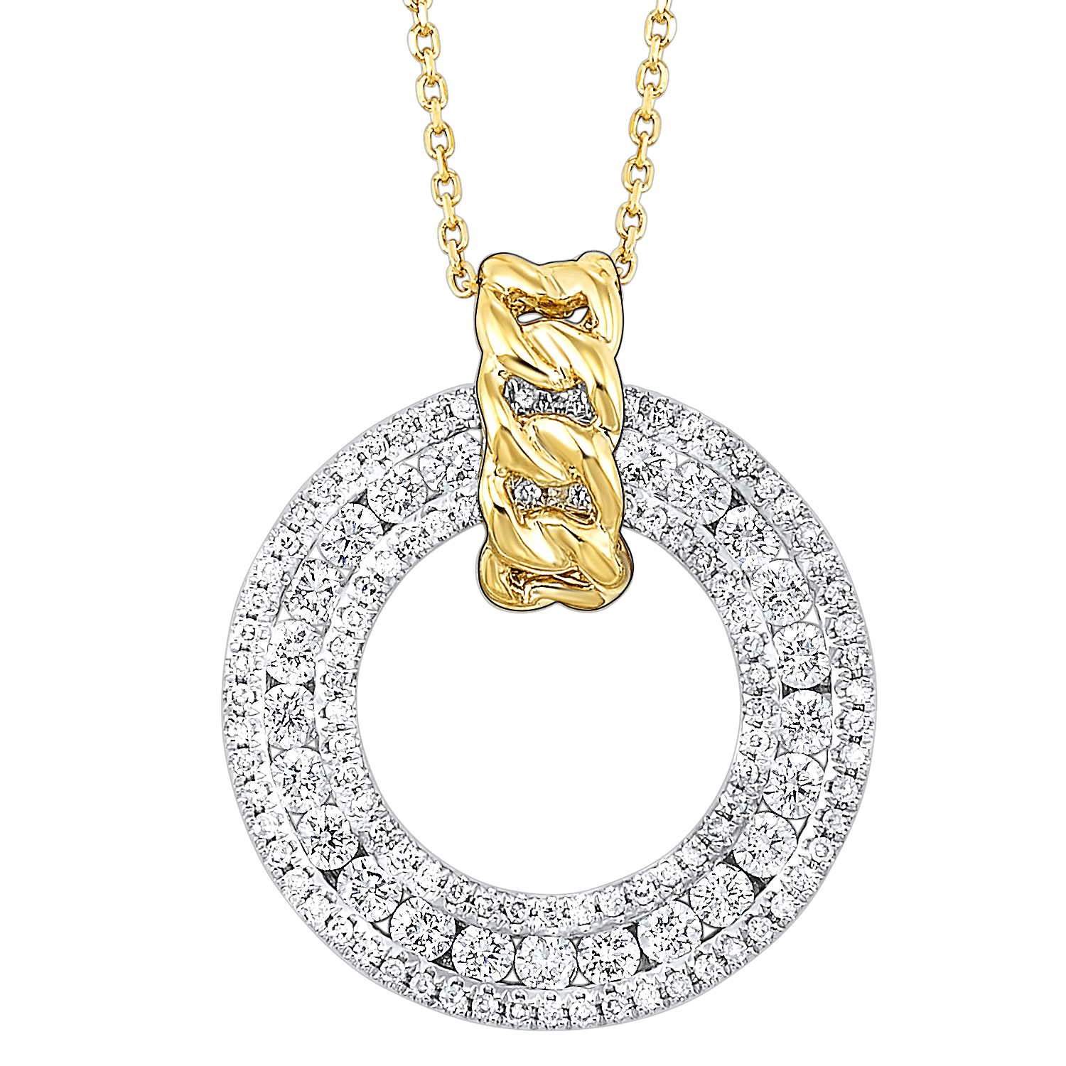 BW James Jewelers Pendant 16 Page Christmas Catalog Offer 14K Diamond Pendant 3/4 ctw