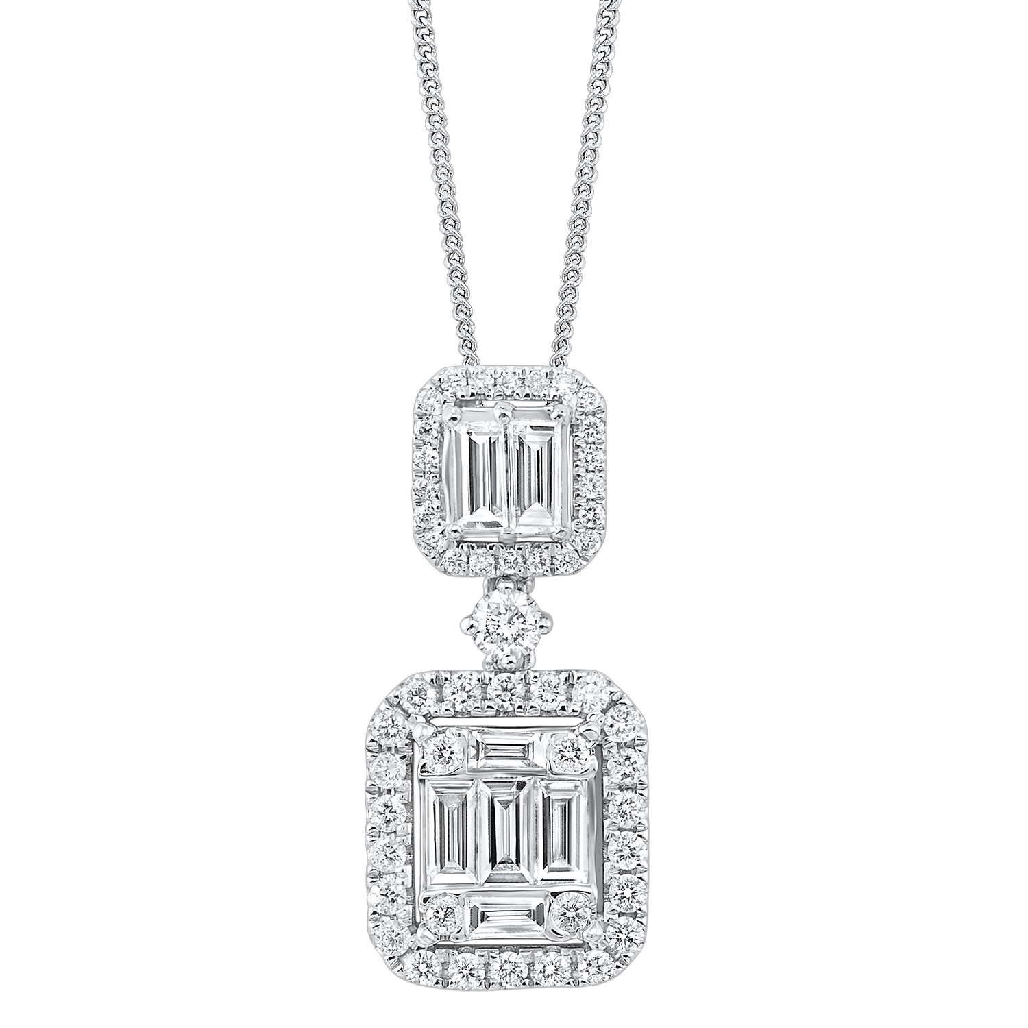 BW James Jewelers Pendant 16 Page Christmas Catalog Offer 14K diamond pendant 7/8ctw