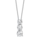 BW James Jewelers Pendant 16 Page Christmas Catalog Offer 14KTW Diamond Pendant 1/2Ct