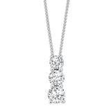 BW James Jewelers Pendant 16 Page Christmas Catalog Offer 14KTW Diamond Pendant 1Ct