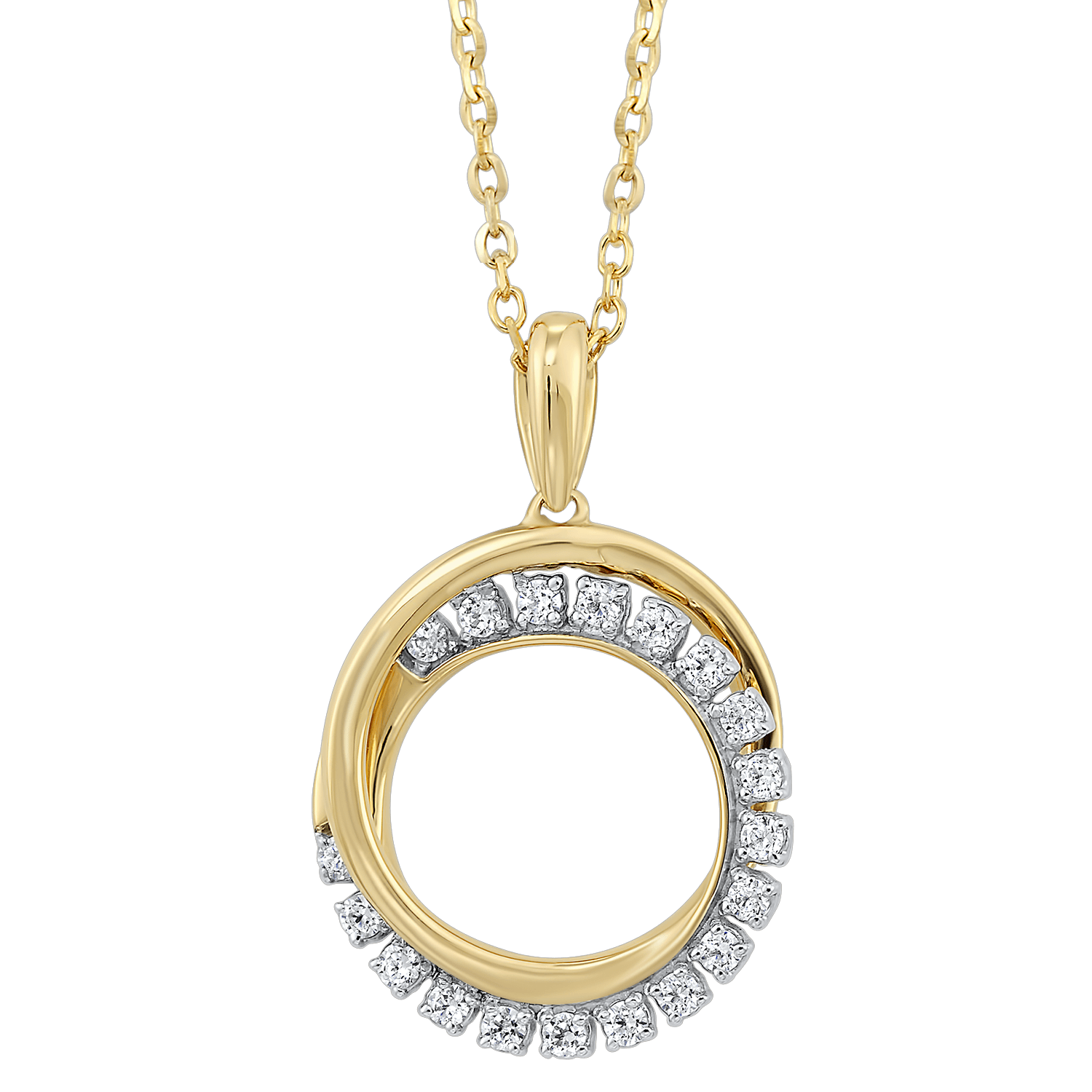 BW James Jewelers Pendant 16 Page Christmas Catalog Offer Gold Diamond Pendant 1/10ctw