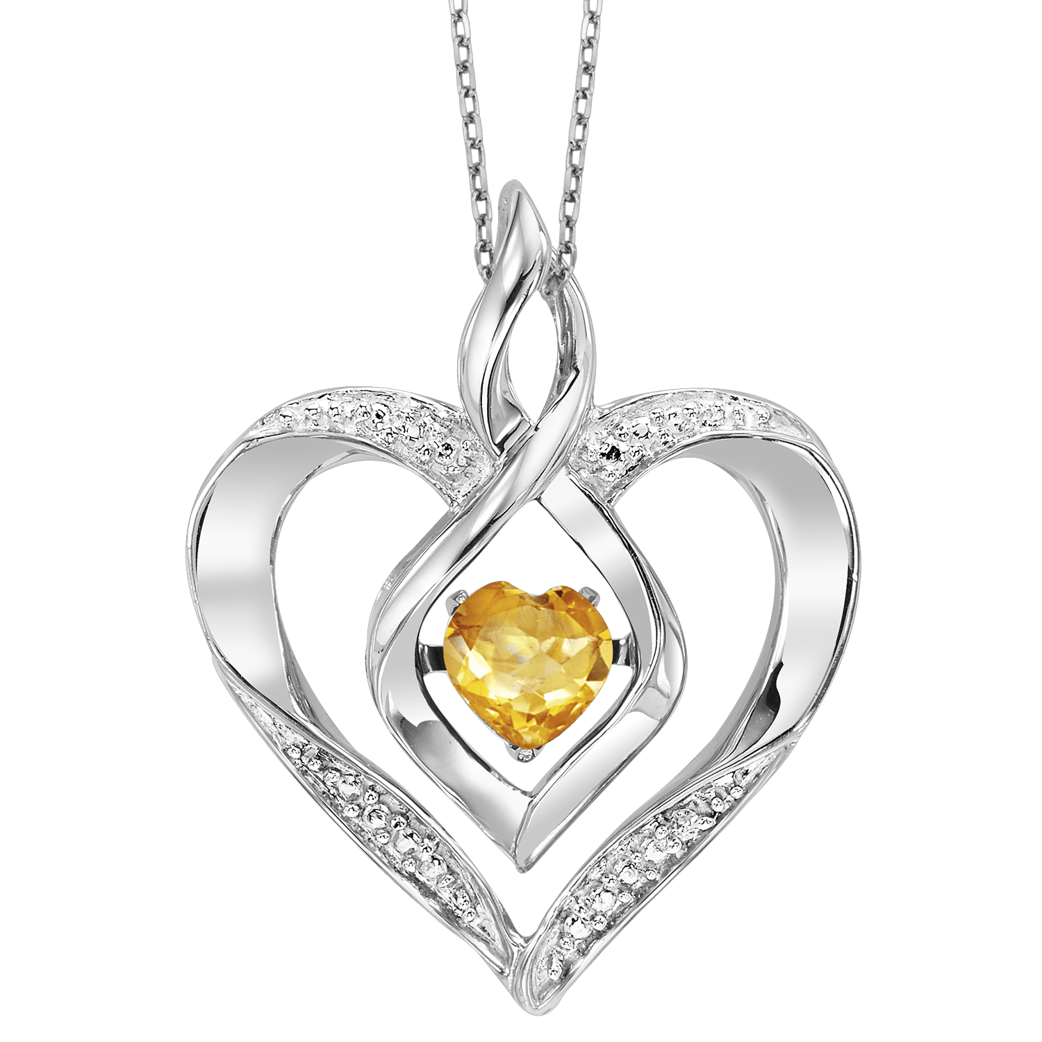 BW James Jewelers Pendant 16 Page Christmas Catalog Offer SS Diamond ROL-Birthst Heart Basics Pendant 1/250Ct