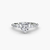 BW James Jewelers setting 9K White Gold / Heart The Tiered Accent Ring