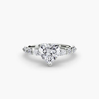 BW James Jewelers setting 9K White Gold / Heart The Tiered Accent Ring