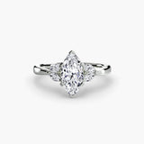 BW James Jewelers setting 9K White Gold / Marquise The Celestial Cluster Ring 2