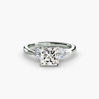 BW James Jewelers setting 9K White Gold / Princess The Celestial Cluster Ring 2
