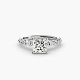 BW James Jewelers setting 9K White Gold / Princess The Tiered Accent Ring