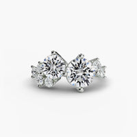 BW James Jewelers setting 9K White Gold / Round Eternal Embrace Ring