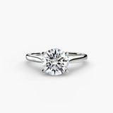 BW James Jewelers setting 9K White Gold / Round Solitaire ring 1