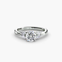 BW James Jewelers setting 9K White Gold / Round The Celestial Cluster Ring 2