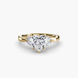 BW James Jewelers setting 9K Yellow Gold / Heart The Celestial Cluster Ring 2