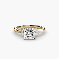 BW James Jewelers setting 9K Yellow Gold / Princess The Celestial Cluster Ring 2