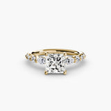 BW James Jewelers setting 9K Yellow Gold / Princess The Tiered Accent Ring