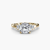 BW James Jewelers setting Baguette Accent Solitaire