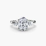 BW James Jewelers setting Baguette Accent Solitaire