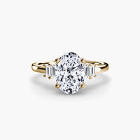 BW James Jewelers setting Baguette Accent Solitaire