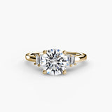 BW James Jewelers setting Baguette Accent Solitaire