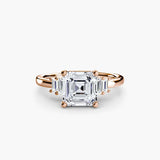 BW James Jewelers setting Baguette Accent Solitaire