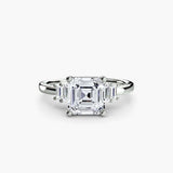 BW James Jewelers setting Baguette Accent Solitaire