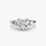BW James Jewelers setting Baguette Accent Solitaire