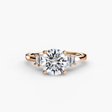 BW James Jewelers setting Baguette Accent Solitaire