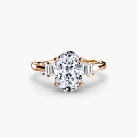 BW James Jewelers setting Baguette Accent Solitaire