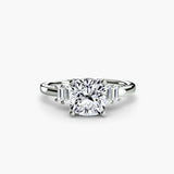 BW James Jewelers setting Baguette Accent Solitaire